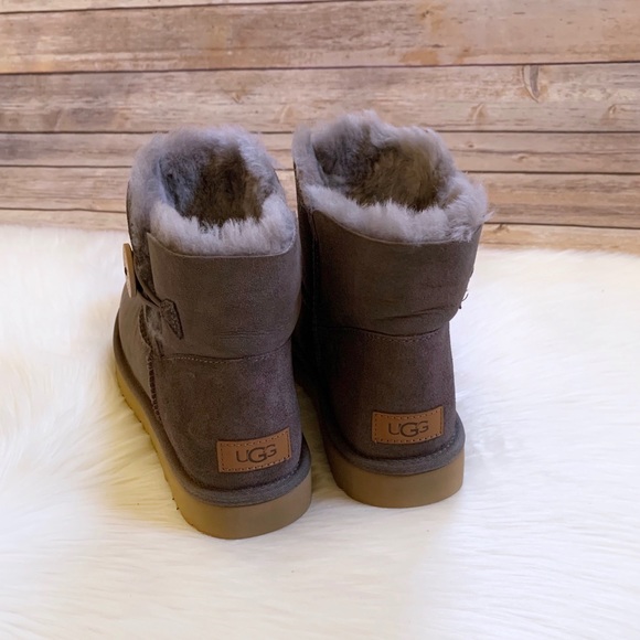 UGG Mole Mini Bailey Button II Boots - Picture 2 of 7